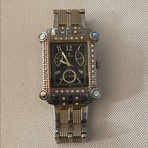 REI Men's Watch with Gold and Silver Accents